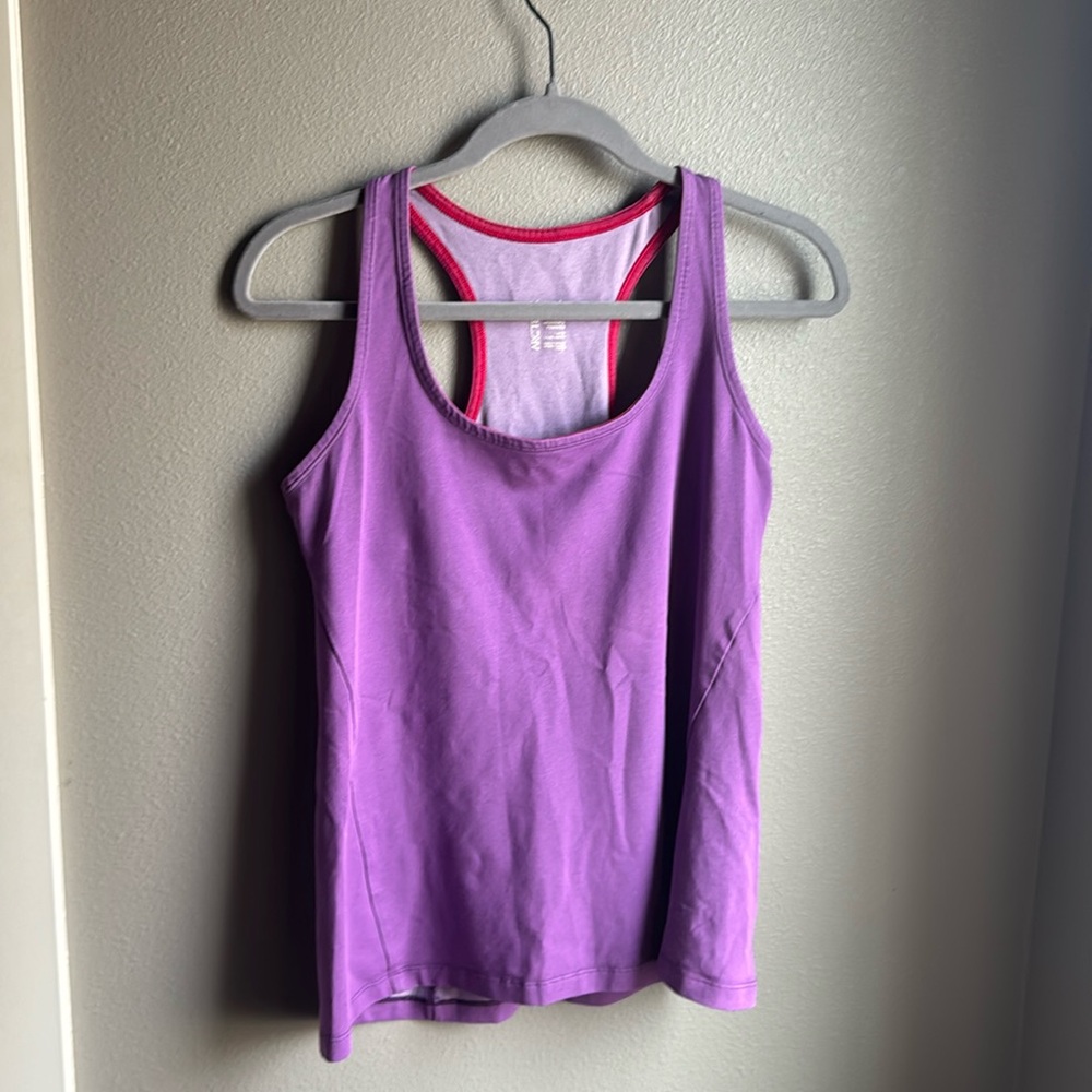 Women’s Arc'teryx Prelles Racerback Tank, Purple, Size Large.
